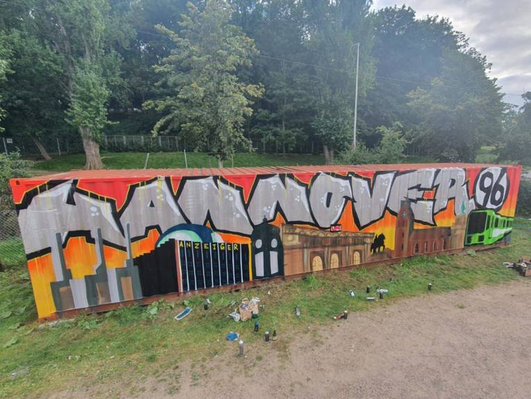 Hannover 96 Graffiti am Schützenplatz